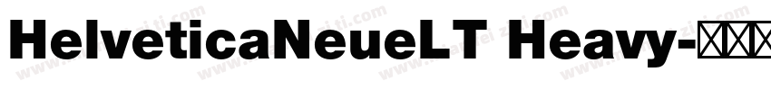 HelveticaNeueLT Heavy字体转换